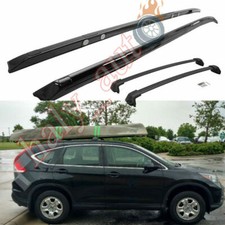 Barra transversal de riel de techo de aluminio 4 piezas apta para Honda CRV CR-V 2012-2016