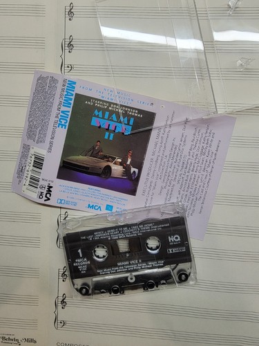 Cassette Tape Rock TV Soundtrack Miami Vice II MCA Andy Taylor Phil Collins - Picture 2 of 3