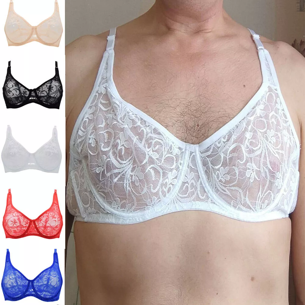 Flat-chest Male Pretender Sissy Bras Unpadded Brassiere