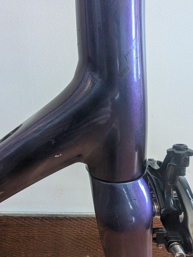 2019 Trek Emonda ALR 60cm Purple Flip Frameset With Brakes and Bottom Bracket - Picture 9 of 12