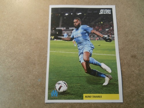 NUNO TAVARES (OLYMPIQUE DE MARSEILLE), TRADING ROOKIE CARD SO FOOT