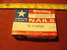 (0161.) Finish Nails # 16 - 1 Lb box Made in USA