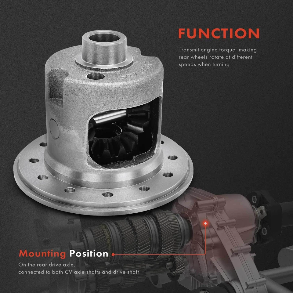 Armario trasero 31 estrías 12 pernos limitado deslizante para Dodge Chrysler 9,25" unidad Posi Foto 3 de 4