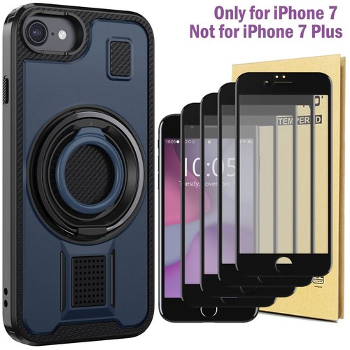 Funda rígida con soporte a prueba de golpes/protector de pantalla para Apple iPhone 7 - Imagen 27 de 32