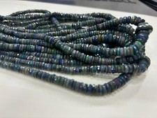 Ethiopian Opal Rondelle Faceted 4-9mm Natural Loose Beads 15"inch 1 Strand