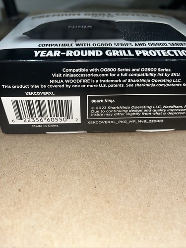 Ninja Woodfire Premium Grill Cover Pro 13"x24" Compatible w/ OG800/OG900 Series - 第 3/3 張圖片