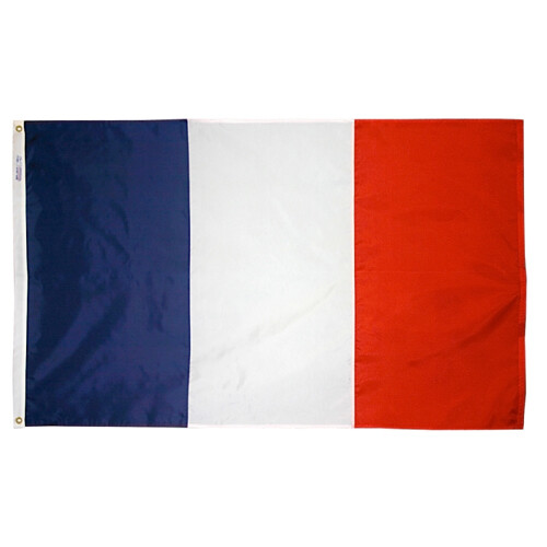 Francia Desfile Interior Exterior Guardacolor Teñido Bandera de Nailon Todos los Tamaños Más Grandes - Imagen 8 de 9