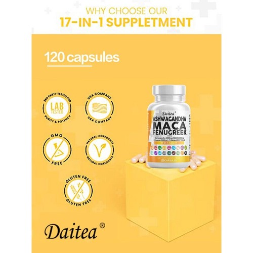 Ashwagandha Maca Bockshornklee hohe Ausdauer, harmlos, Powerenergie, sexuelle Gesundheit - Bild 7 von 10