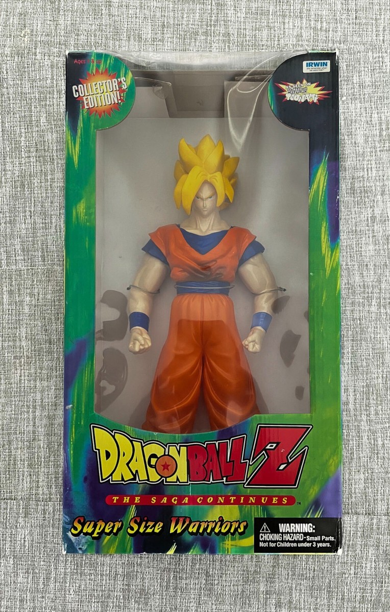 Dragon Ball Z Super Size Warriors Goku 15” Figure – Irwin 1999 – NIB – Rare