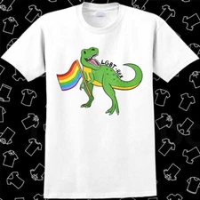 Trex T Rex Dinosaur Gay LGBT Pride Proud Mutual Unisex T Shirt Meme Gift 1029