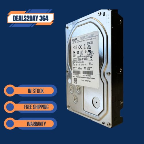 HGST HUS724030ALS641 3TB 7.2K LFF SAS HDD 0B26926 0 HOURS - Picture 2 of 4
