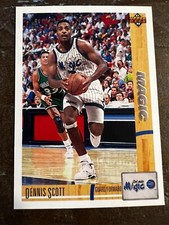 1992 Upper Deck NBA Basketball Card #257 Dennis Scott Rookie, Magic (I8)
