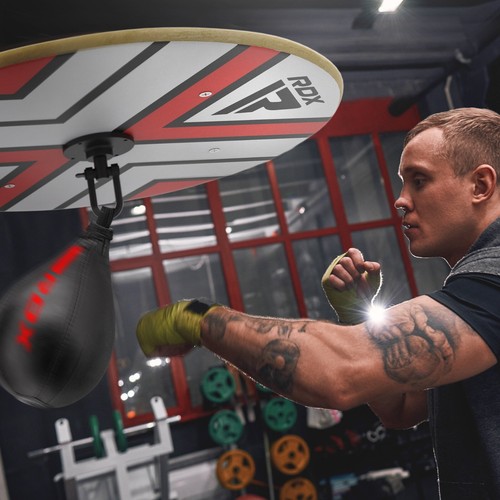 RDX Boxing Speed Ball with Swivel, Dodge Ball, Speed Bag, MMA Ball, Boxing ball - Picture 45 of 56
