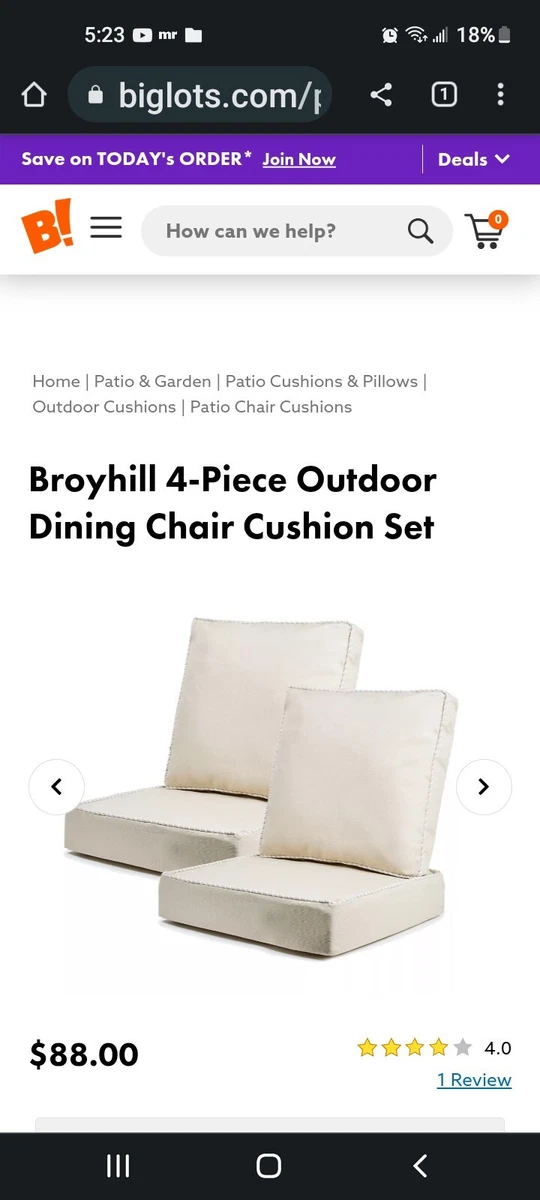 Broyhill Broyhill Deep Seat Outdoor Cushion Set