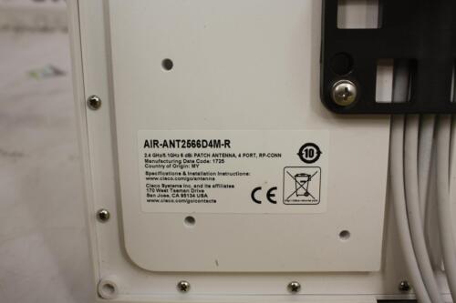 Cisco Aironet 6dBi Dual Band 60 Degree Patch Antenna AIR ANT2566D4M R New - Picture 3 of 6