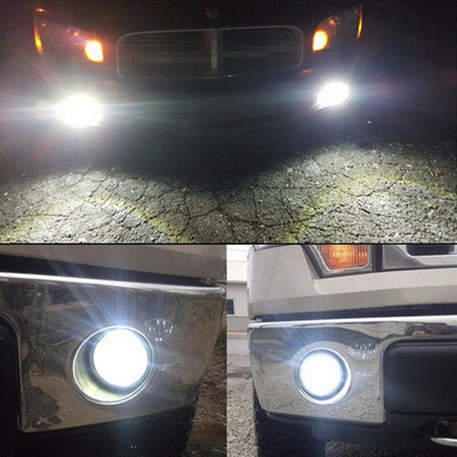 For Dodge RAM 1500 2500 3500 2009-2012 2x 9005 LED Fog Lights Bulbs 6000K Combo - Picture 13 of 14