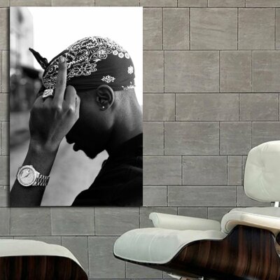 EB047 Tupac 2Pac Rap Hip Hop Art Music Musician Poster and Canvas