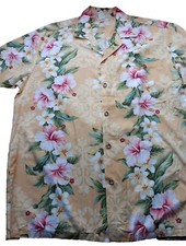 Vintage 50  s 60  s Hawaiian Large USA Men's Shirt Made In Hawaii Aloha Cotton