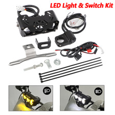 Universal For Honda Yamaha Kawasaki Dirt Bike LED Light Headlight  Switch Kit