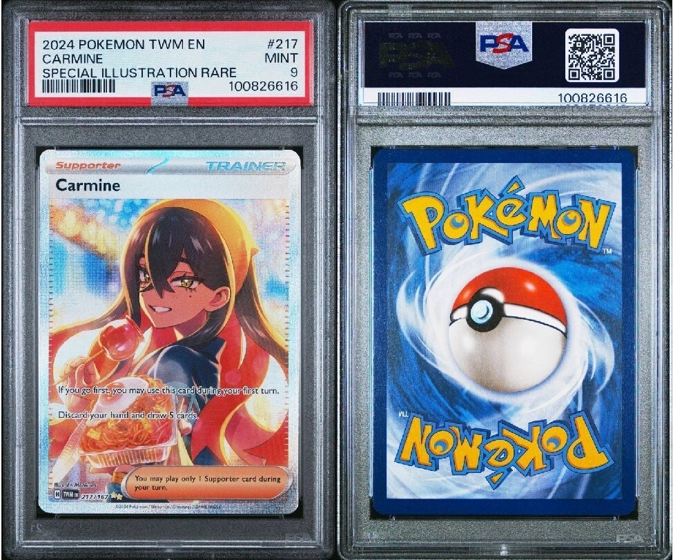 Pokemon Graded Card TCG Carmine Scarlet Violet-Twilight Masquerade 217/167  Psa