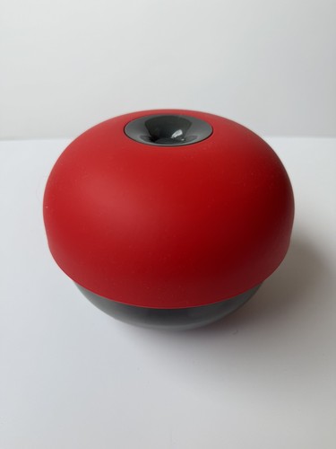 Vintage Swissmar Flipbowl Silicone 5” Round Red Plastic New - Picture 2 of 5