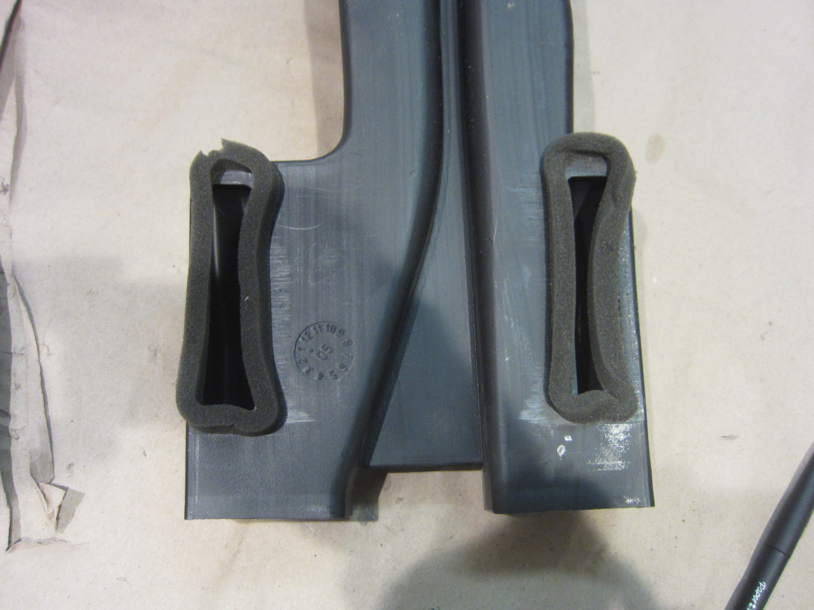 Maserati Quattroporte Central Air Ducting For Tunnel - P/N 66553000