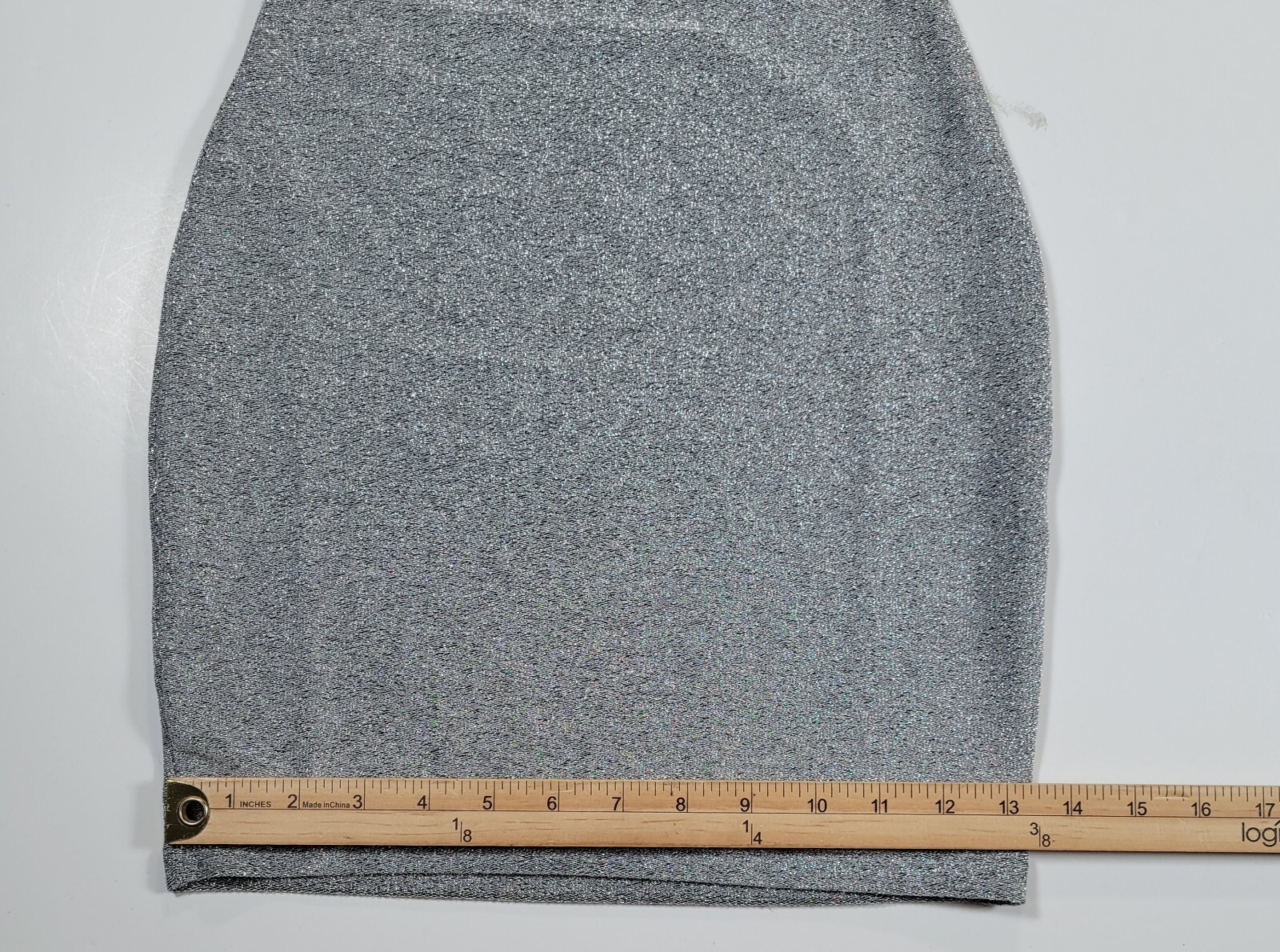 Divided H&M Mini Dress XXS Glitter Bodycon Silver   thumbnail 4