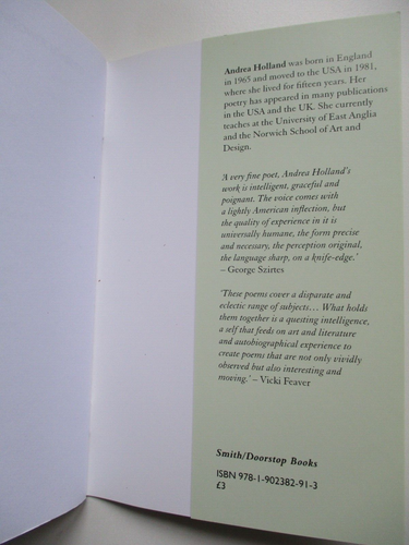 SIGNED Andrea Holland BORROWED Poems POETRY Card Wraps 2007 - Picture 12 of 12