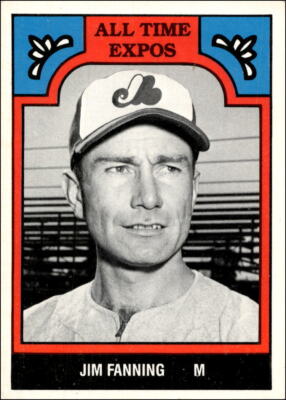 1986 TCMA All-Time Montreal Expos: Color #12-EXP Jim Fanning
