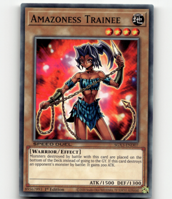 yugioh legacy of the duelist amazoness cards Legendary Duelists Common Archer LEDU-EN012 Oh trading and collectible card game (TCG/CCG) Yugioh Amazoness Trainee Speed Duel