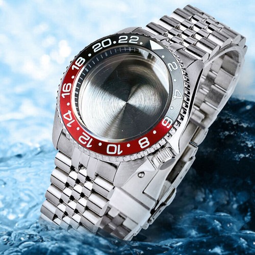 20ATM 42 mm arco vidrio zafiro estuche de repuesto para SKX 007 NH35 NH36 2824 - Imagen 22 de 29
