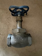 Nibco 1-1/2" Brass Globe Valve T-256-AP 200 SWP 400 WOG Threaded USA made