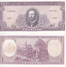 Chile 1 Escudo ND 1964 P 136 UNC