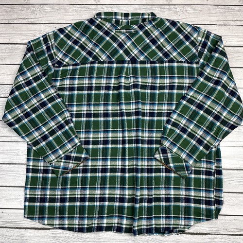 Legendary White tails Mens Buck Camp Flannel Button Long Sleeve Shirt 4 XL - Picture 2 of 9