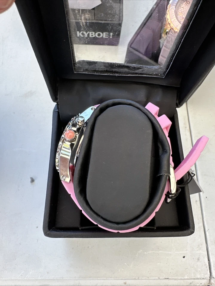 Relógio KYBOE Giant Mariner 40MM, KY 40-016 prata rosa 10 caixas eletrônicos - Imagem 4 de 4