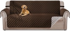Reversible 3 Cushion Couch Cover for Dogs Water Resistant Washable Pets Furni...