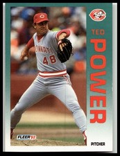 1992 Fleer #416 Ted Power Cincinnati Reds