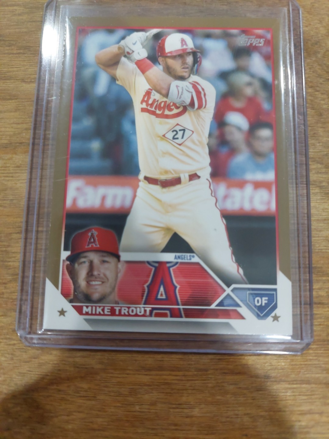 2023 Topps Series 1 - Mike Trout #27 Gold /2023
