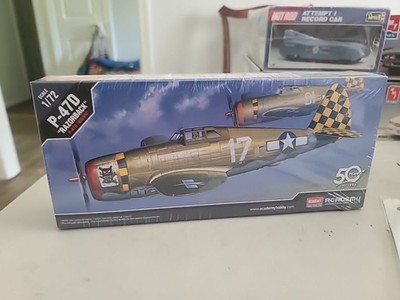 Academy Models 1/72nd Scale P-47d Razorback With Extra Decals. Sealed
