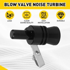 Oversized Black Xl Turbo Sound Whistle Universal Car Exhaust Tailpipe Roar Maker