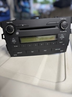 Radio Control Unit-Am Fm Radio Cd Player Reman fits 2009 Toyota Corolla