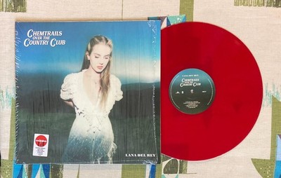Lana Del Rey LP Chemtrails Over the Country Club 2021 Red Vinyl Alt Cover M/M-