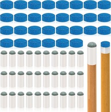 Draupnir 60 Pieces Pool Cue Tips Replacement Kit, 30 Slip On Pool Cue Tips and 3