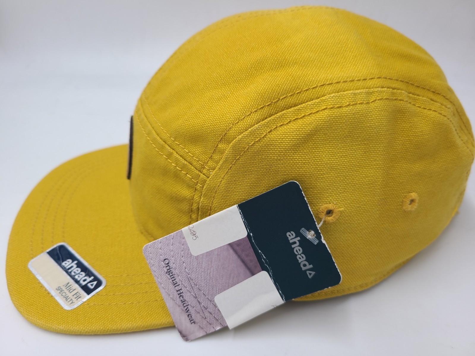 K Logo Patch 5 Panel Ahead Distressed Strapback A… - image 5