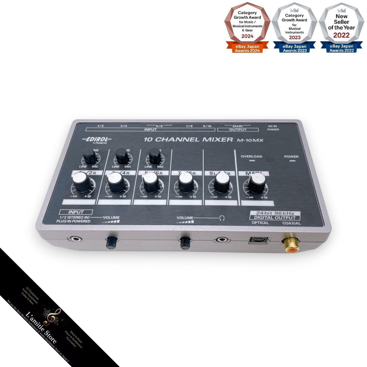 【最終価格】EDIROL 10チャンネルミキサー M-10MX Amazon | Roland 10チャンネル・ステレオ・ミキサー M-10MX