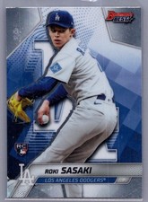 2025 Bowman's Best Roki Sasaki Base RC Dodgers