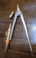 5" Vintage Eagle Pencil Co NY Compass Drafting Tool New York Drawing Tool