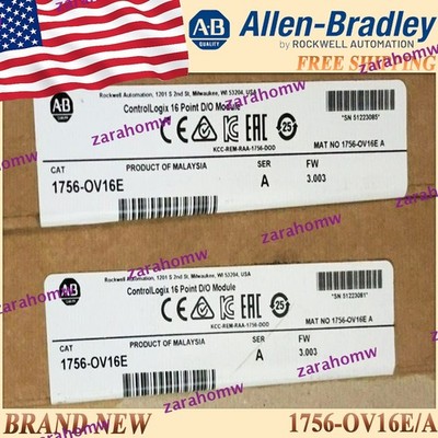 Brand New 1756-OV16E/A AB ControlLogix D/O Module Free Ship 1756OV16E serA 1PC