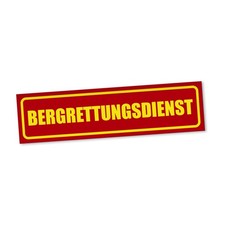 Bergrettungsdienst Magnetschild Auto Rettungsfahrzeug Magnetfolie Geschenkidee