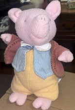 Eden Toys Pigling Bland Plush Pig Beatrix Potter 10" Vintage US46